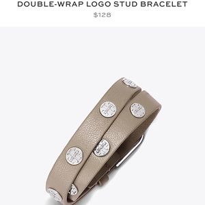 Tory Burch Double Wrap Logo Bracelet